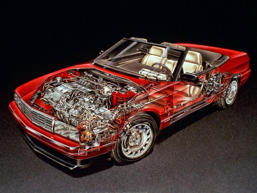 Схема Cadillac Allante 1993 года  (фото 9 из 11)